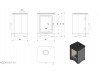 Стальная печь-камин Kratki KOZA K5 Ø 130 (7,0 кВт)