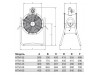 Осевой вентилятор портативний Sodeca HTM-35-2T