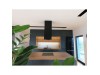 Безшумна кухонна витяжка острівна Afrelli Brava Isola Linee Black Matt