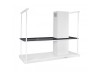 Безшумна кухонна витяжка острівна Afrelli Elea Isola Glass White Matt