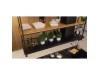 Безшумна кухонна витяжка острівна Afrelli Elea Isola Wood Black Matt