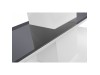 Безшумна кухонна витяжка острівна Afrelli Etna Isola Glass White Matt