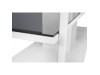 Безшумна кухонна витяжка острівна Afrelli Etna Isola Glass White Matt