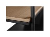 Безшумна кухонна витяжка острівна Afrelli Etna Isola Wood Black Matt