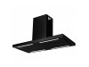 Безшумна кухонна витяжка острівна Afrelli Gea Isola Black Matt