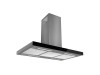 Безшумна кухонна витяжка острівна Afrelli Nuvola Isola Inox/Black