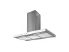 Безшумна кухонна витяжка острівна Afrelli Nuvola Isola Inox/White