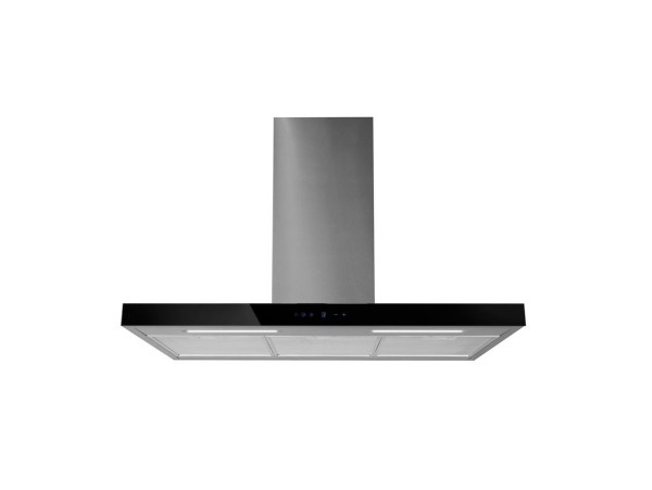Безшумна кухонна витяжка пристінна Afrelli Nuvola WL Inox / Black