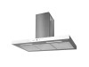 Безшумна кухонна витяжка пристінна Afrelli Nuvola WL Inox / White
