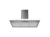 Безшумна кухонна витяжка пристінна Afrelli Nuvola WL Inox / White