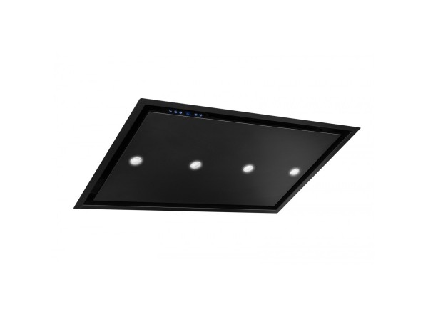 Безшумна кухонна витяжка стельова Afrelli Aliseo Sofito Black