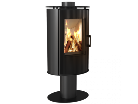 Стальная печь-камин Kratki KOZA AB S/N/DR GLASS (8,0 кВт)