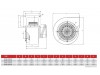 Центробежный вентилятор BAHCIVAN BDRS 125-50